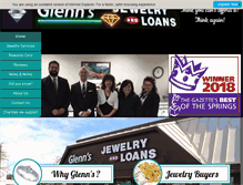 Tablet Screenshot of glennsjewelry.com